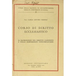 Corso di diritto ecclesiastico