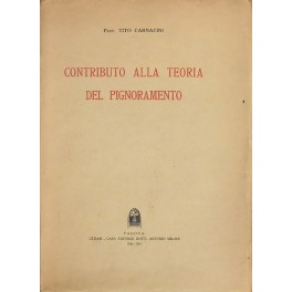 Contributo alla teoria del pignoramento