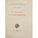 Il negozio di accertamento