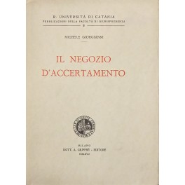 Il negozio d'accertamento