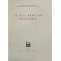 La dichiarazione recettizia