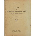 Lezioni di storia del diritto italiano nella R. Un