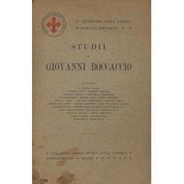 Studii su Giovanni Boccaccio Studii su Giovanni Boccaccio