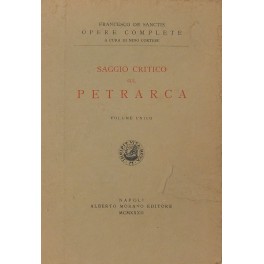 Saggio critico sul Petrarca