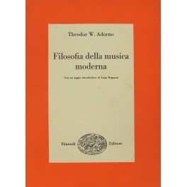 Filosofia della musica moderna. 