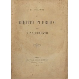 Il diritto pubblico nel Rinascimento