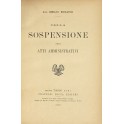 Della sospensione degli atti amministrativi