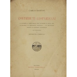 Contributi leopardiani Contributi leopardiani