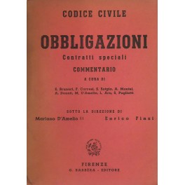 Codice civile. Libro delle obbligazioni. Commentario.