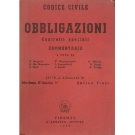 Codice civile. Libro delle obbligazioni. Commentario.