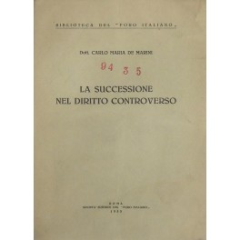 La successione nel diritto controverso