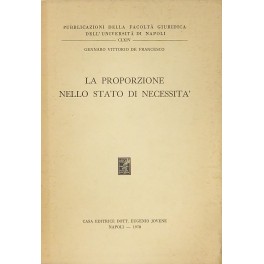 La proporzione nello stato di necessità