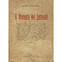 Il processo dei letterati. Il processo dei letterati.