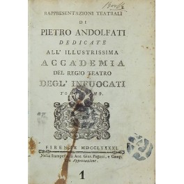 Rappresentazioni teatrali di Pietro Andolfati 