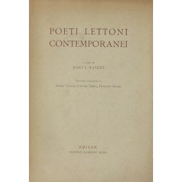 Poeti lettoni contemporanei. A cura di Marta Rasup Poeti lettoni contemporanei. A cura di Marta Rasup