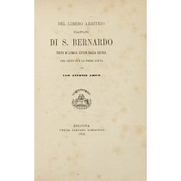 Del libero arbitrio. Trattato di S. Bernardo