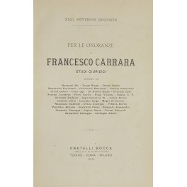 Per le onoranze a Francesco Carrara. Per le onoranze a Francesco Carrara.