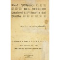 Lezioni di filosofia del diritto. Anno accademico