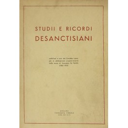 Studii e ricordi desanctisiani. Studii e ricordi desanctisiani.
