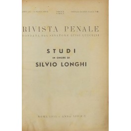 Studi in onore di Silvio Longhi Studi in onore di Silvio Longhi