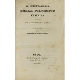 Il rinnovamento della filosofia in Italia 
