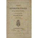 Perché la letteratura italiana non sia popolare in Italia. Lettere critiche