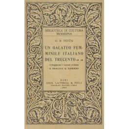 Un galateo femminile italiano del Trecento