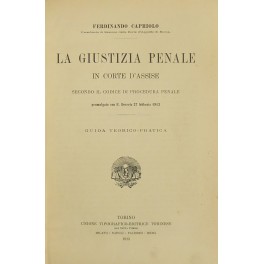 La giustizia penale in Corte d'Assise La giustizia penale in Corte d'Assise