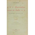 Quarantun anno in India da Subalterno a Comandante