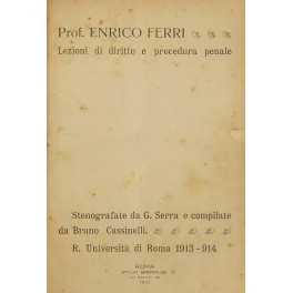 Lezioni di diritto e procedura penale Lezioni di diritto e procedura penale