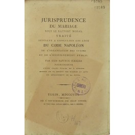 Jurisprudence du mariage sous le rapport moral Jurisprudence du mariage sous le rapport moral