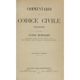 Commentario del codice civile italiano