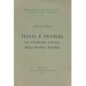 Italia e Francia nei problemi attuali della politi