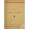 Il concetto di legge. Studi su la legge nell'ordin