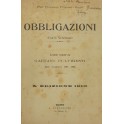 Obbligazioni. (Parte generale). Lezioni redatte da