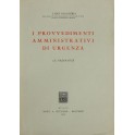 I provvedimenti amministrativi di urgenza