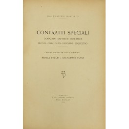 Contratti speciali. Contratti speciali.