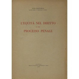 L'equità nel diritto e nel processo penale