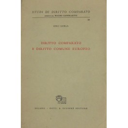 Diritto comparato e diritto comune europeo