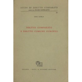 Diritto comparato e diritto comune europeo