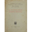 La dichiarazione di morte presunta
