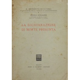 La dichiarazione di morte presunta