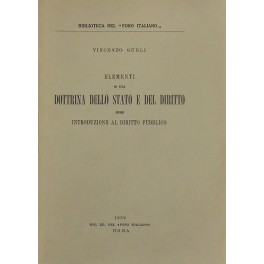 Elementi di una dottrina dello Stato Elementi di una dottrina dello Stato