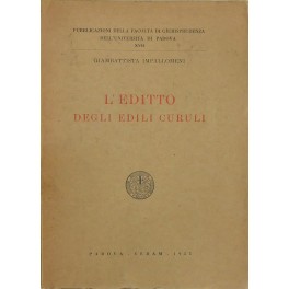 L'editto degli edili curuli