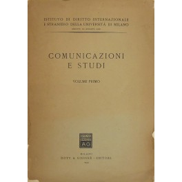 Comunicazioni e studi. 