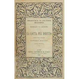 La lotta pel diritto. 
