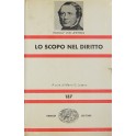 Lo scopo nel diritto. A cura di Mario G. Losano