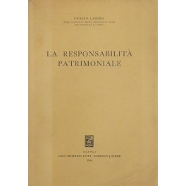La responsabilità patrimoniale