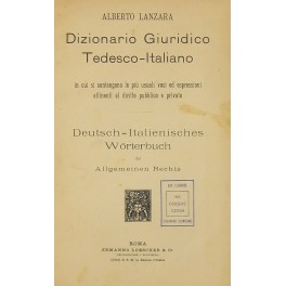Dizionario Giuridico Tedesco-Italiano