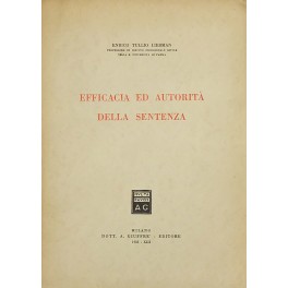 Efficacia ed autorità della sentenza